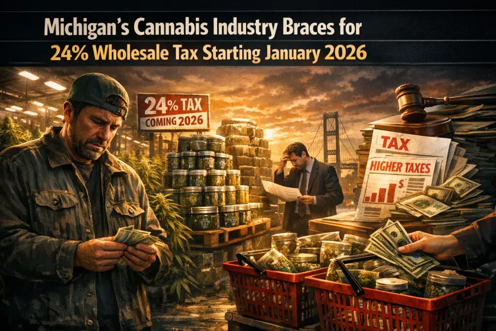Michigan's Cannabis Industry Braces for 24% Wholesale Tax Starting January 2026