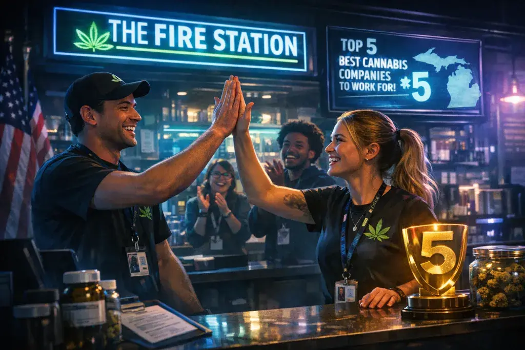 The Fire Station Cannabis Tops National Workplace Rankings as Michigan's Sole Honoree
