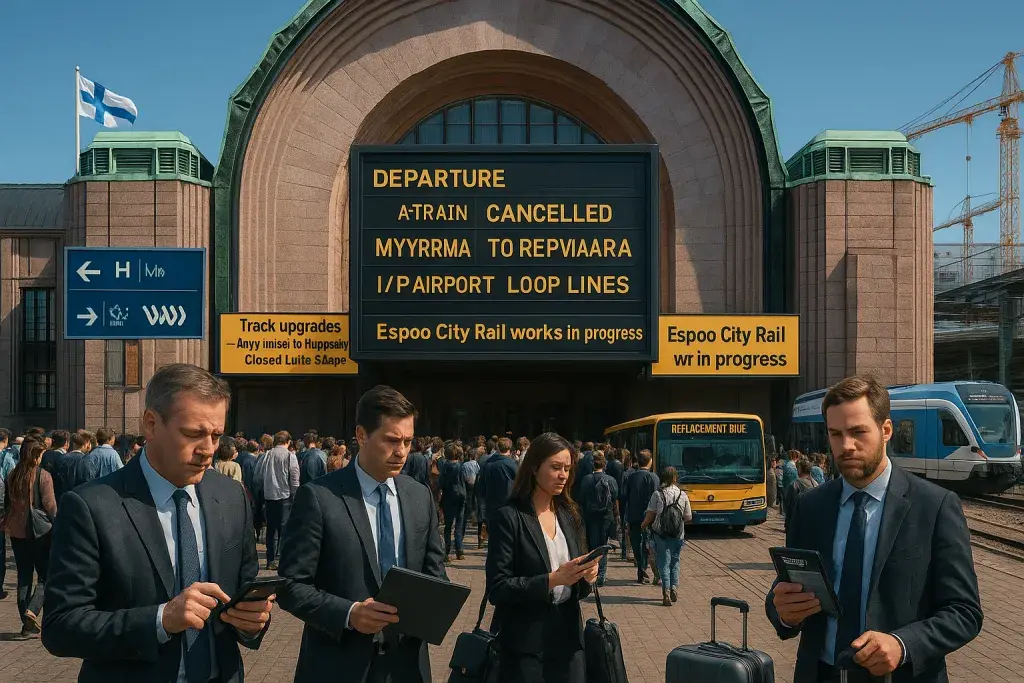 Helsinki Rail Disruptions Force Business Travellers to Rethink Summer Itineraries