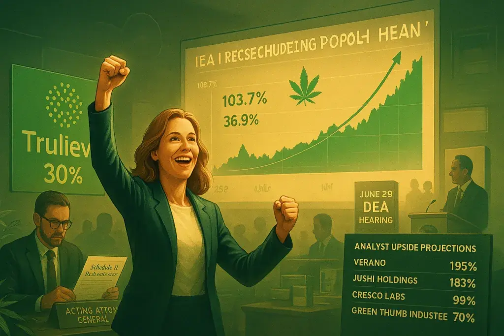 Cannabis ETF Surges to 2026 Highs Ahead of DEA Rescheduling Hearing
