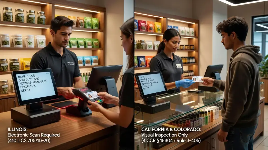 ID Scanning Rules at Dispensaries Vary Sharply by State