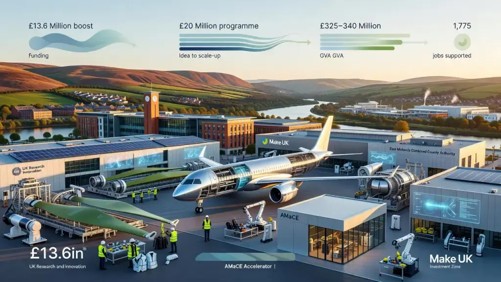 Nottingham Secures £13.6M to Lead Clean Energy Manufacturing Push