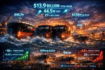 Tanker S&P Activity Surges in 2025 Amid Volume Boom and Price Pressures