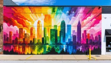 Ferndale Unveils Pride Mural Empowering Queer Artists and Community Ties